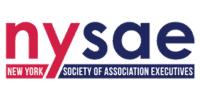 Logo of the New York Society of Association Executives, with "nysae" in bold letters and "New York Society of Association Executives" written below.