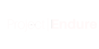 White text on a black background reads "Project | Endure" with a vertical line separating the two words.